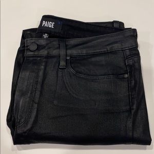 Paige Transcend Luxe Coating Hoxtan Ankle Jeans